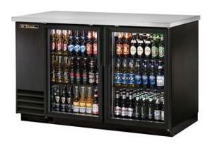 TRUE TBB-2G-HC-LD Bar Refrigerator 2 Glass Door