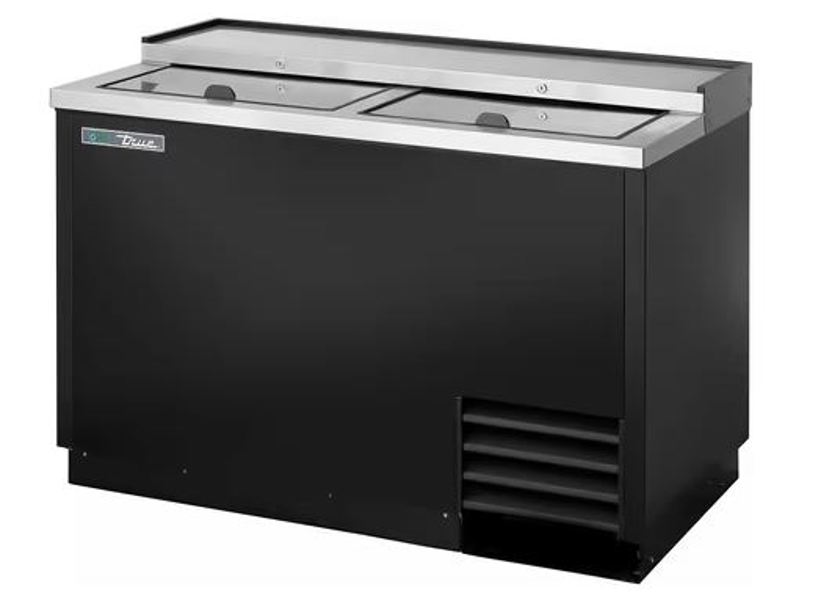TRUE MFG TD-50-18-HC Bottle Cooler Slide Top Black