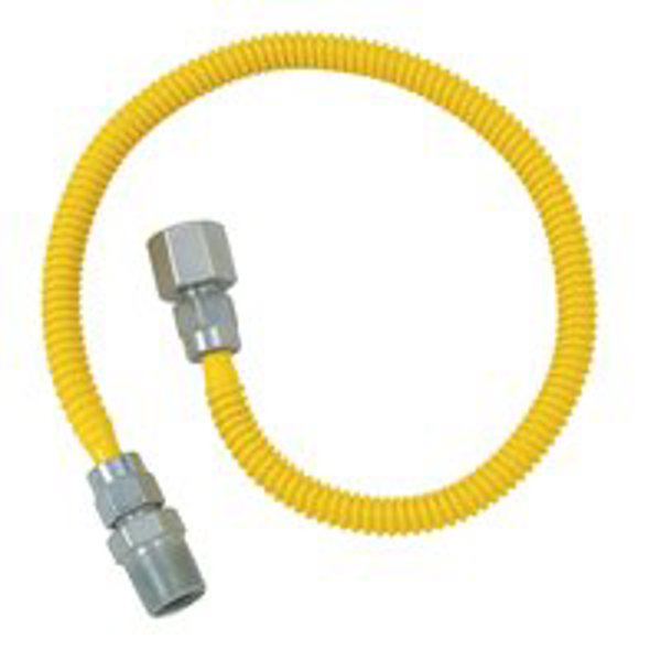 Brass Craft CSSL54-48 Gas Connector 48 In Stainless Steel