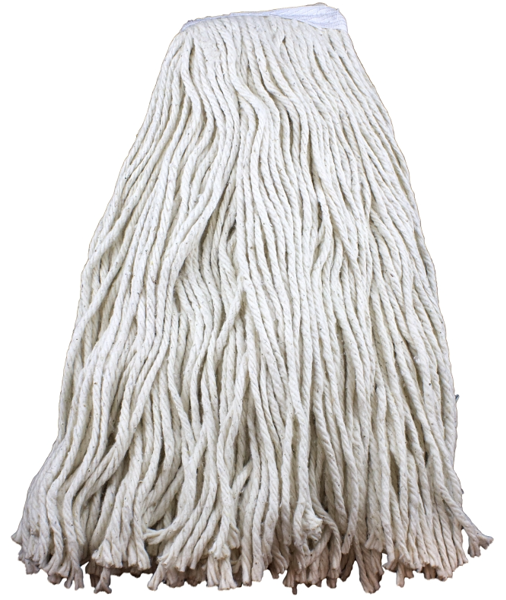 Zephyr 00356 Wet Mop Head 20 Oz Natural Cotton 4 Ply Cut End