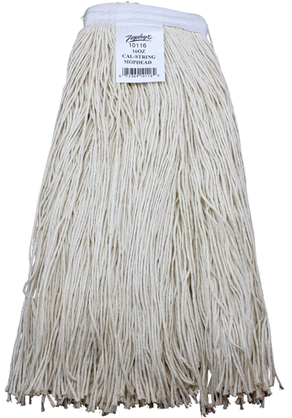 Zephyr Manufacturing I03027/00557/10124L Cotton Mop Head 24 Oz Natural