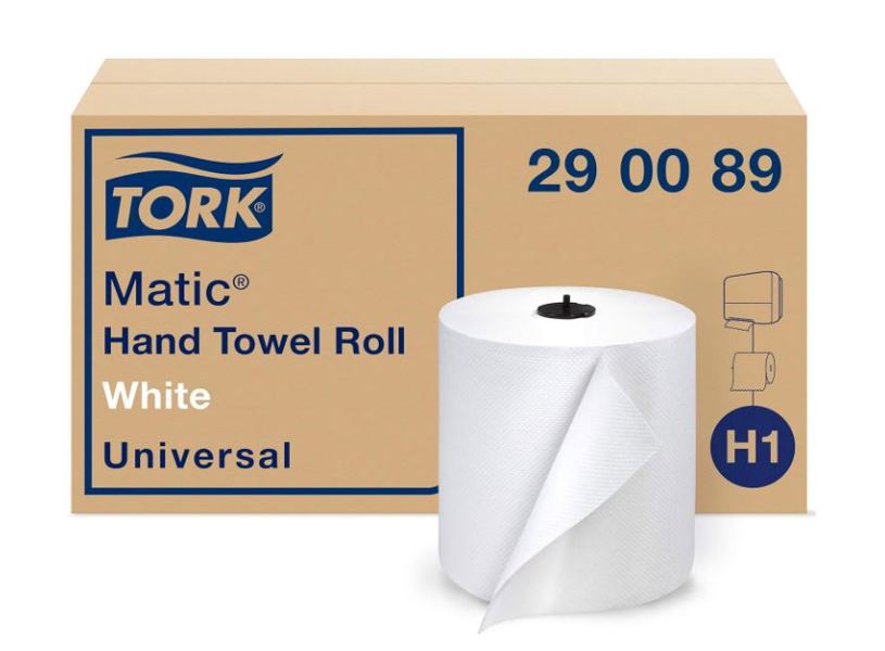 TORK 290089/81600 Roll Paper Towel 7.7 In White For The Touchless Dispenser Case of 6
