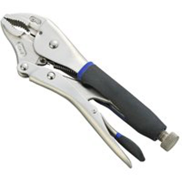 VULCAN JL-NP022 Locking Pliers 10 In Curved Jaw Cushioned Grip