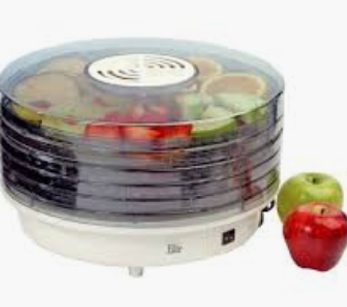 Elite Maxi-Matic EFD1010 Food Dehydrator 5 Tier Rotating Clear Plastic BPA Free