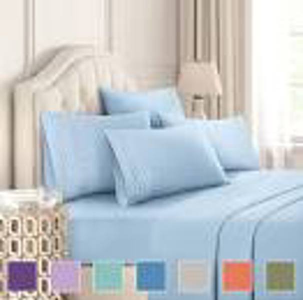 T450K Global Weavers Corp 450K 6 Piece King Sheet Set