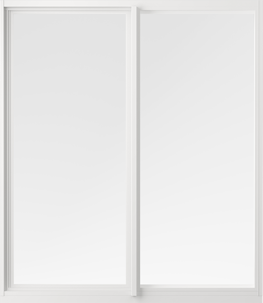 CGI SPARTA HR 25 PLN CLE H-Roller Window 37 X 63 Impact Plain XO Clear Low-E White Aluminum Includes Screens