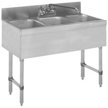 HDS SLB-33C 3 Compartment Bar Sink