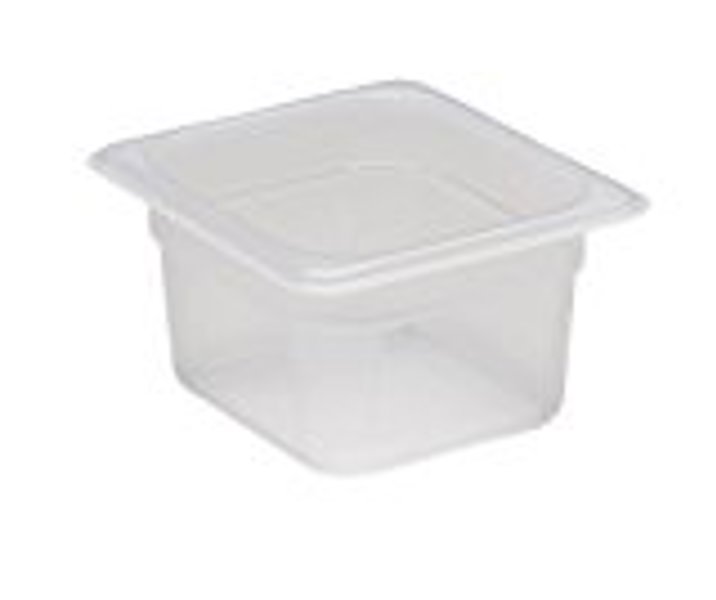 Cambro 64PP190 Translucent Food Pan 1/6 Size Plastic