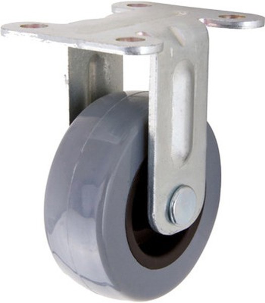 Shepherd Hardware 3543 Medium Duty Rigid Caster Gray