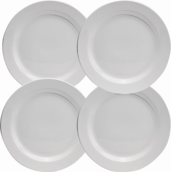 Robinson Home Products FT101X1 Dinner Plate 6.6 Inch Round Porcelain White