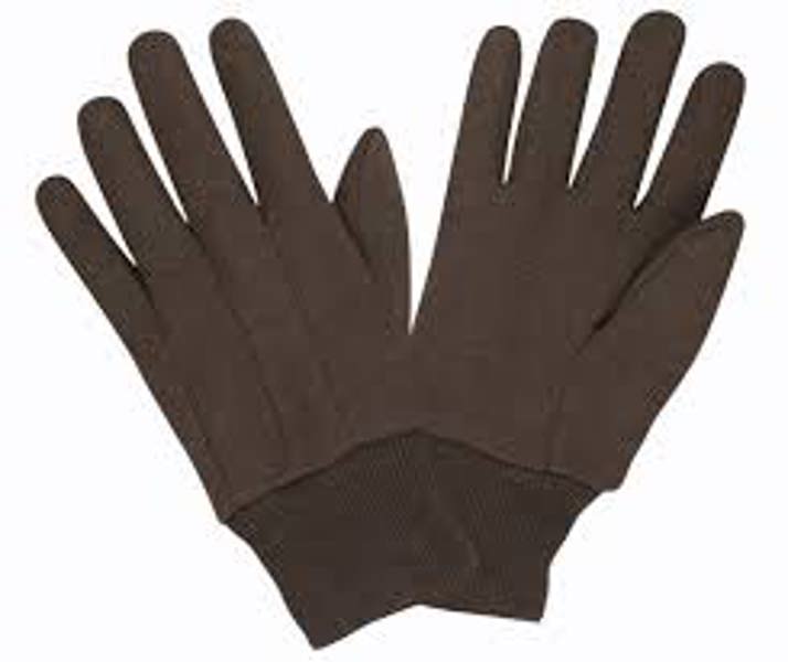 Cordova Gloves 14001P Large Brown Cotton Jersey Gloves