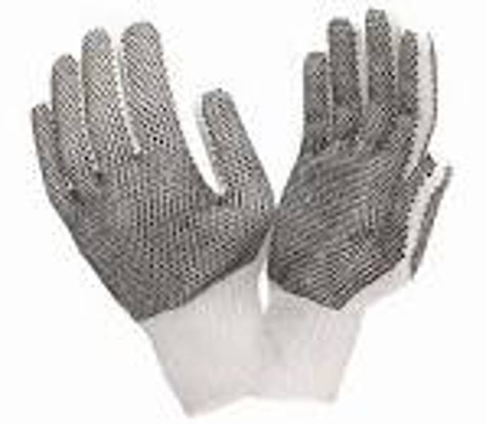 Cordova Gloves 38511 Natural String Knit Work Gloves 2-Sided Dots Natural
