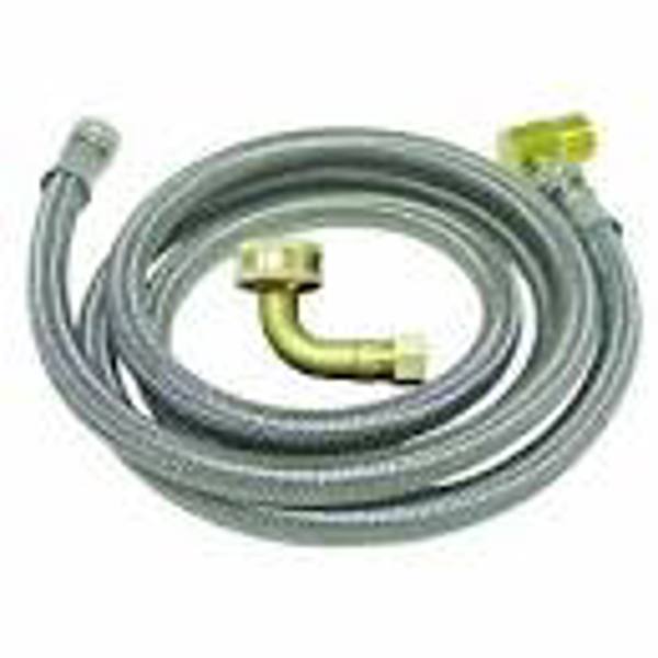 Watts AND D60-68 Connector 60 In Dishwasher 1/2 In x 3/8 In Stainless Steel