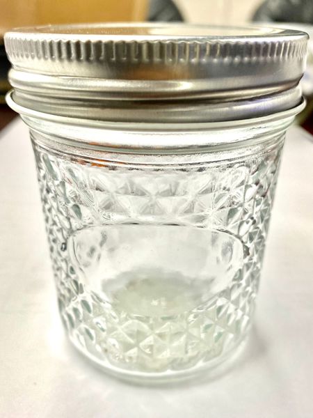 Full Star Engineering Ltd Mason Jar 6.75 Oz Diamond Design with Aluminum Lid