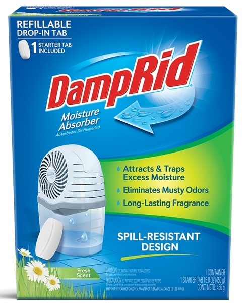 DAMP RID FG96FSSB Moisture Absorber 15.8 Oz Container Solid Fresh