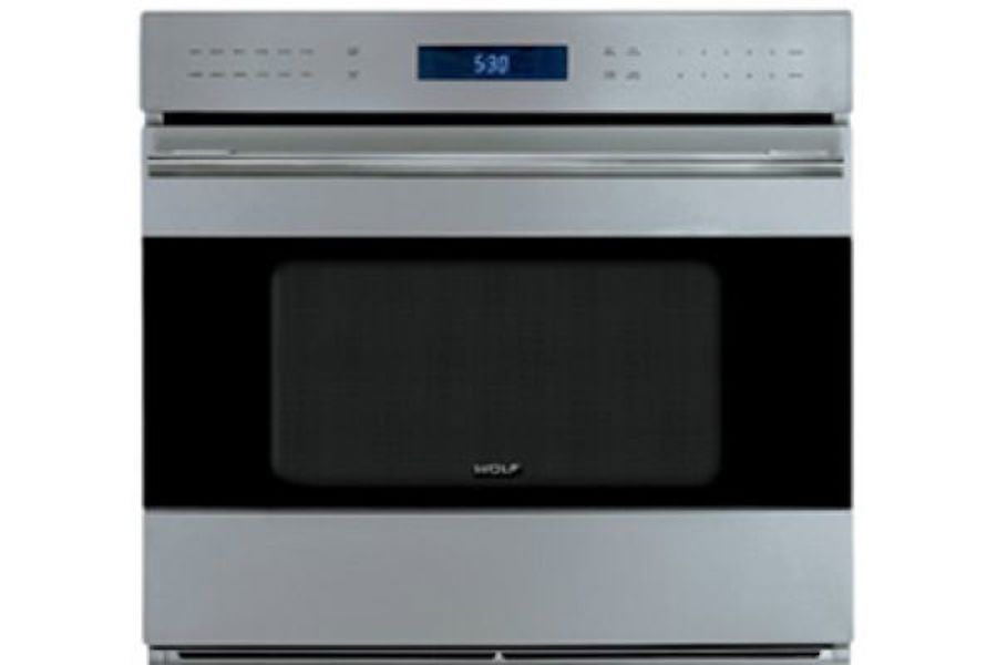 Wolf SO30TE/S/TH 30 In Single Wall Oven Dual Convection Stainless Steel Touch Control Panel