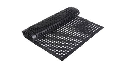 KM102 Kitchen Rubber Mat Black 3x5