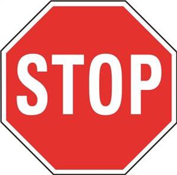 HY-KO PRODUCTS HW-31 Heavy Duty Stop Sign 18 In