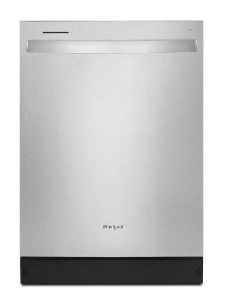 Whirlpool WDT540HAMZ 24 In Dishwasher Quiet 55 DBA Boost Cycle Heavy Cycle 12 Place Settings Three 5 In Cup Shelves Fingerprint Resistant