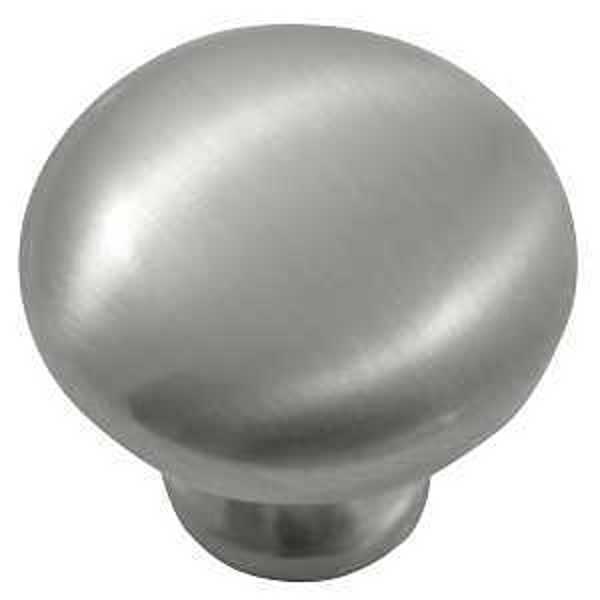 Laurey 59901 Round Knob 1-1/4 In Satin Nickel 10 Pack