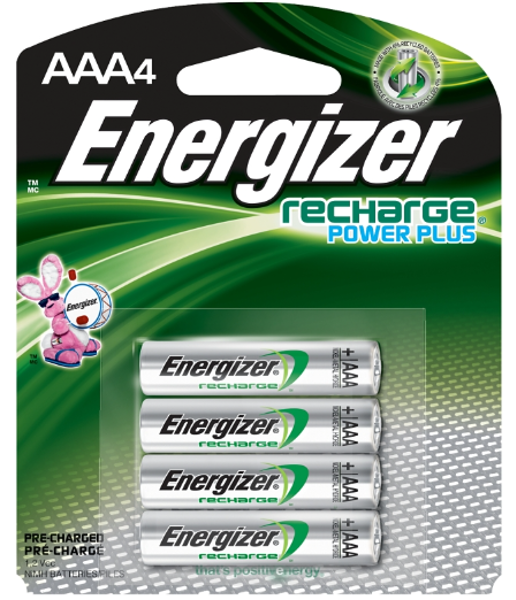 Energizer Battery NH12BP-4 Rechargeable Battery 4 AAA 1.2V 850 mAh