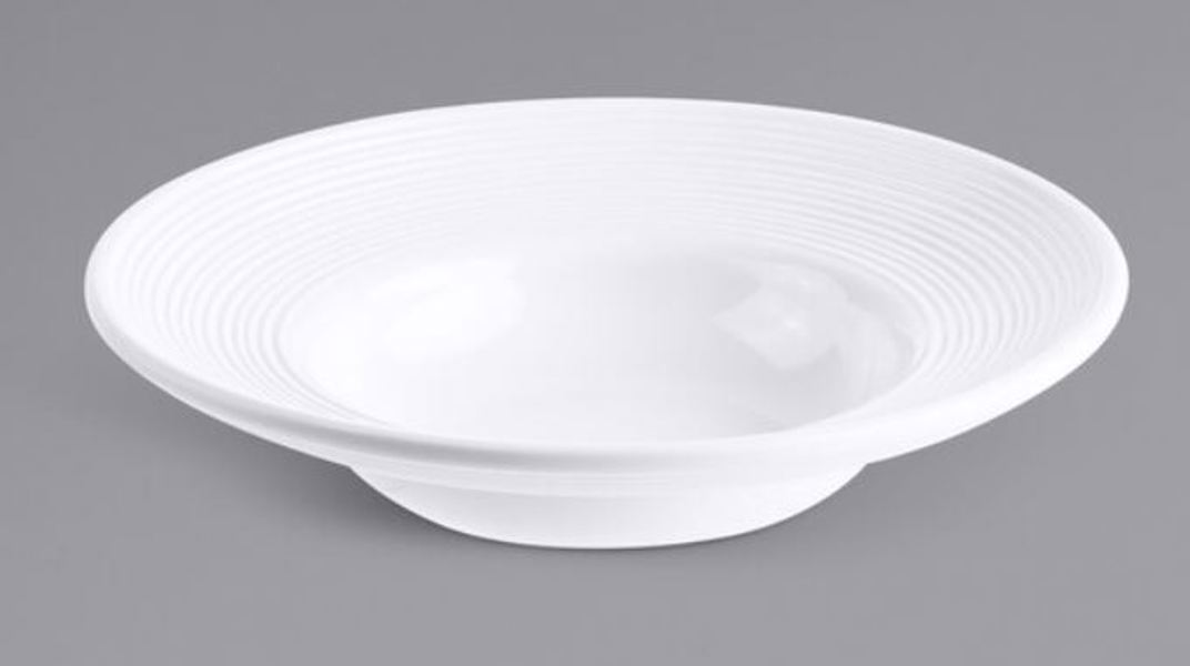 Tablecraft 10 Inch Wide Rim Pasta Bowl Melamine 14 Oz For Table Service