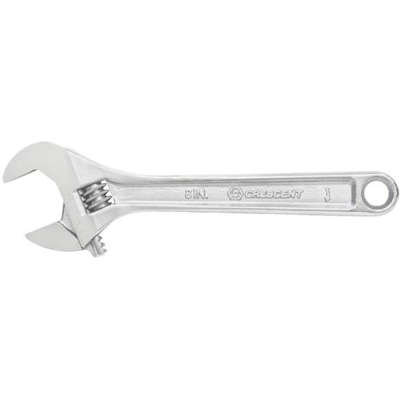 Nicholson AC28VS Adjustable Wrench 8 In 1-1/8 In Jaw Non-Cushion Handle