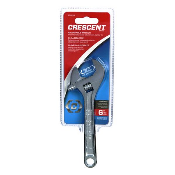 Nicholson AC26VS Adjustable Wrench 6 In