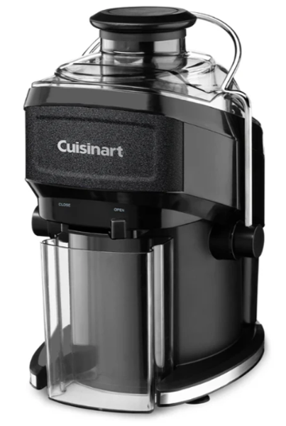 Cuisinart/Waring CJE-500 Compact Juice Extractor 16 Oz Capacity Black One Touch On Off Push Button with Blue LED