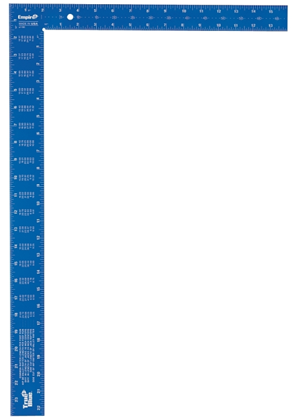 Empire Level 1190 Professional Aluminum Anodized Framing Square 16x24 In
