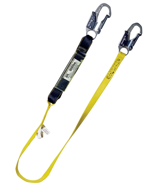 Qualcraft Industries 01220-QC Shock Absorbing Lanyard 6 Ft 130 to 310 Lb Yellow