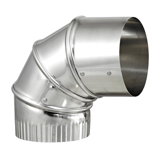 Lambro Industries 2310 Adjustable Aluminum Duct Elbow 26 Gauge