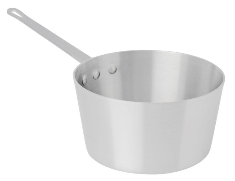 Browne Foodservice 5813904 Tapered Aluminum Sauce Pan 4.5 Qt
