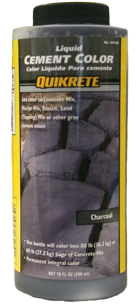 QUIKRETE 131700 Liquid Colorant 10 Oz Charcoal