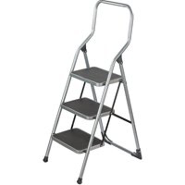 Simple Spaces HB3-2H Folding Step Stool Gray