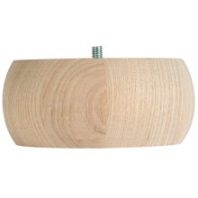 2731 Bun Foot 5W X 2-1/4H Maple
