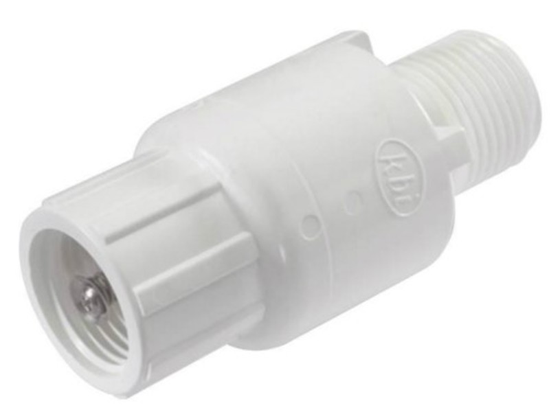 NDS INC 1520C10 Check Valve 1 FIP PVC Clear