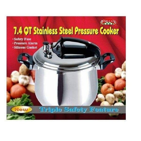 MBR INDUSTRIES BC-33869 Pressure Cooker 7.4 Qt Stainless Steel
