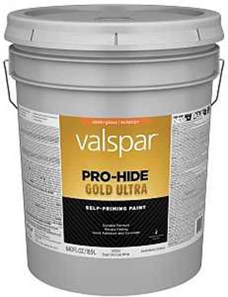 Valspar 028.0067000.008 Acrylic Paint Supreme Exterior Pail White Semi Gloss