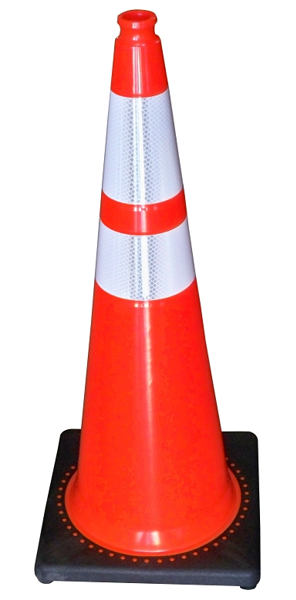 JBC Safety Plastic Inc RS90055CT3M64 Safety Cone 36 In Fluorescent Orange