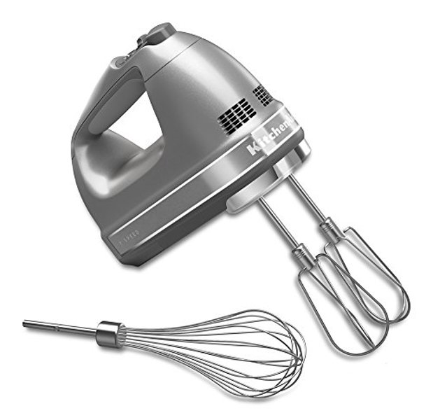KitchenAid KHM7210CU Hand Mixer 7-Speed Digital with Turbo Beater II Accessories and Pro Whisk