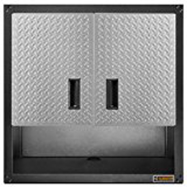 Gladiator GarageWorks GAWG28KDYG Wall Gearbox RTA 3/4 Doors with Open Shelf EZ RTA