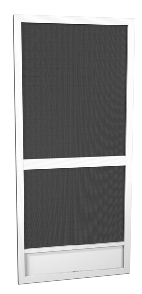 CSI Z-A100-PH Aluminum Screen Door 3/0 X 6/8 Prehung Left Hand or Right Hand White