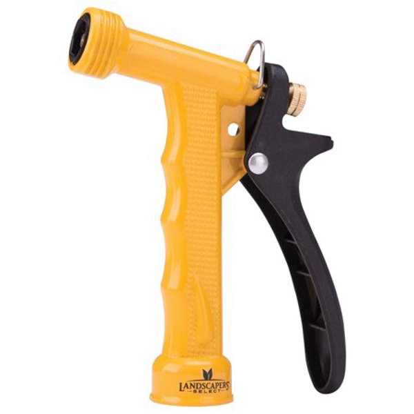 Landscapers Select GA711-Y3L Trigger Hose Nozzle 5-1/2 In Metal Yellow