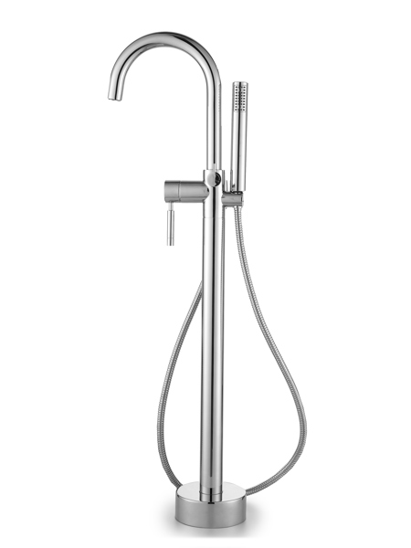 OVE Athena Freestanding Bath Faucet Chrome for Bath Tub
