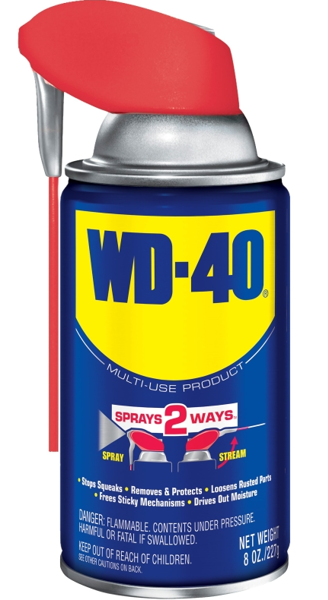 WD-40 COMPANY 490026 WD-40 Lubricant 8 Oz Amber Multi-Purpose Aerosol Can Light Amber Liquid