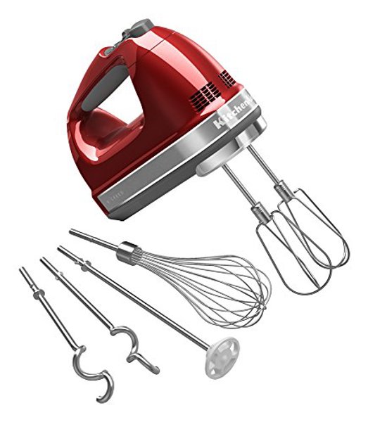 KitchenAid KHM926CA Hand Mixer 9-Speed Digital with Turbo Beater II Accessories and Pro Whisk