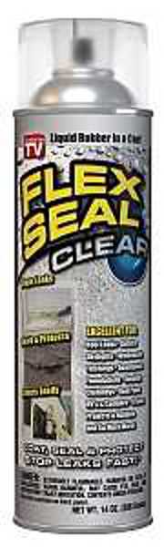 Flex Seal FSCL20 Rubber Sealant 14 Oz Aerosol Clear