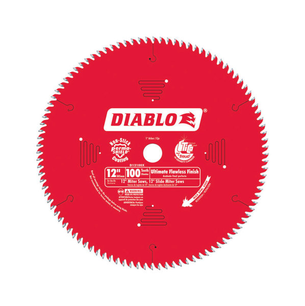 Diablo D12100X Circular Blade 12 In Ultra Fine Finish