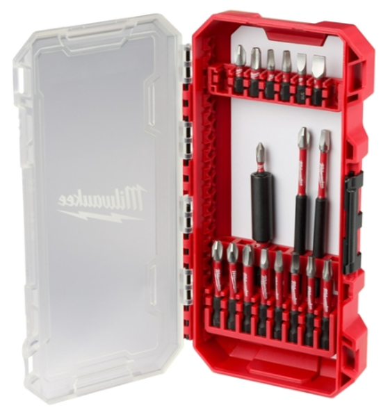 Milwaukee 48-32-4403 Shockwave Driver Set 18 Piece Steel Impact Duty